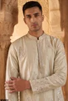 Outluk Wedding Vol 46 Silk Embroidered Pintex Work Kurta With Pajama Manufacturers
